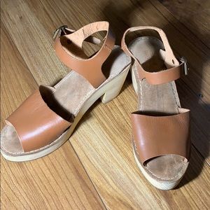 Chunky heel sandals